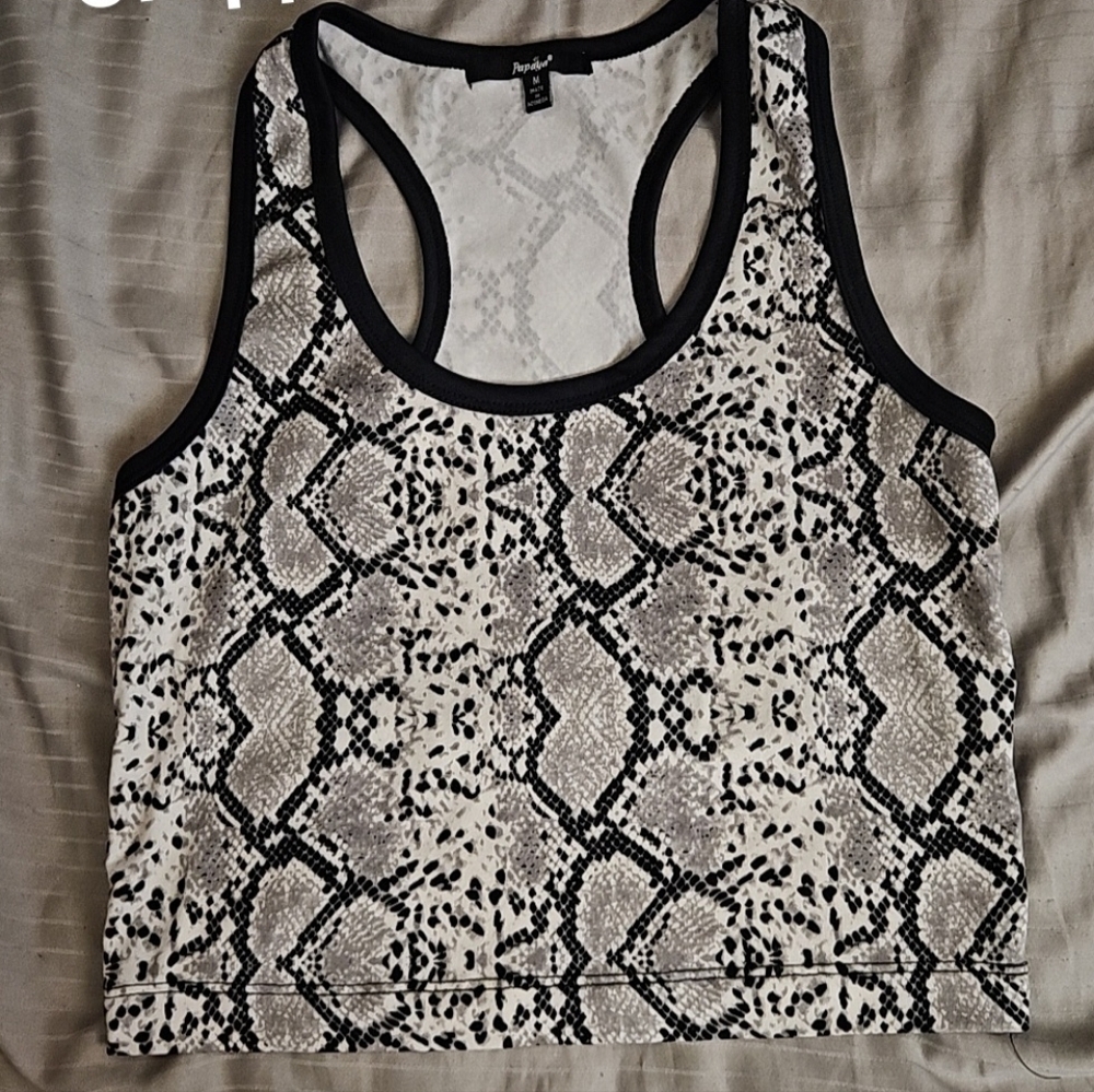 Womens crop tank